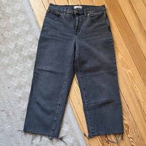 Madewell Women's Ankle & Cropped Jeans - Dark Gray